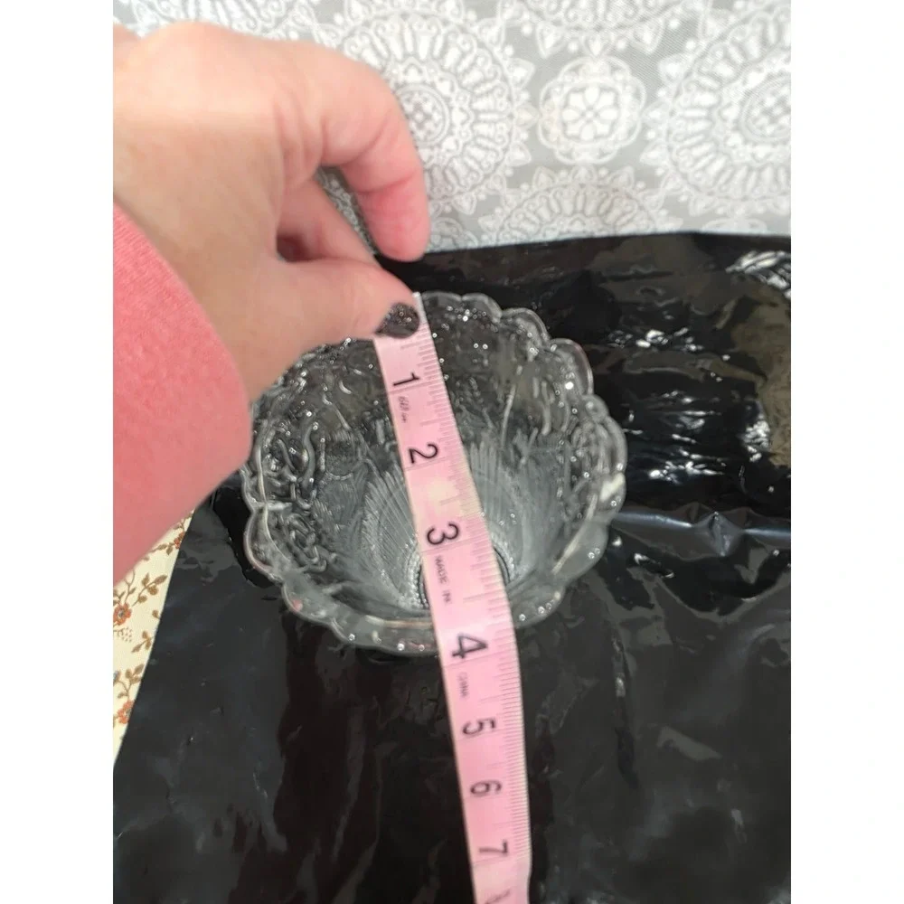 Crystal Clear Glass Vases and Bowls Set Home‎ Decor Floral Arrangement lot of 3